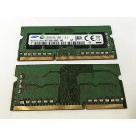 【中古】【中古】ノート用メモリ　SAMSUNG PC3L-12800S DDR3L 1600 1R×16 2GB 中古メモリ　【送料無料】増設メモリ