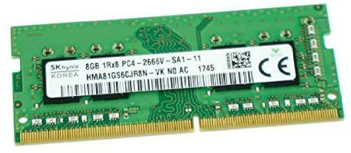 楽天市場】安心初期保障☆SK Hynix 8GB PC4-21300 DDR4-2666V PC4-2666 