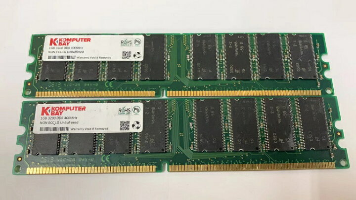 楽天市場】【中古】デスクトップPC用メモリ Komputerbay PC3200 DDR400