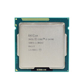 中古 【中古】デスクトップPC用CPU INTEL Core　i5-3470S SR0TA 2.90GHZ インテル 増設CPU【送料無料】【美品】
