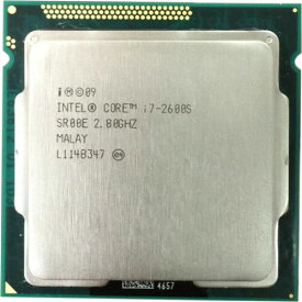 送料無料★本体PC用CPU Intel CPU Core i7-2600s 2.80GHz SR00E インテル 増設CPU【中古】
