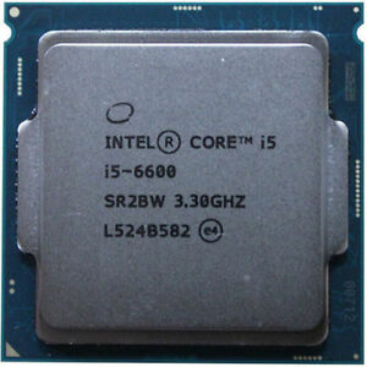 楽天市場】送料無料☆本体PC用CPU Intel CPU Core i5-6600 3.3GHz 6M 