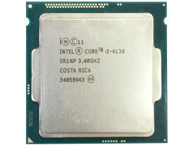 デスクトップPC用CPU INTEL Core　i3-4130 SR1NP 3.40GHZ インテル 増設CPU【送料無料【中古】