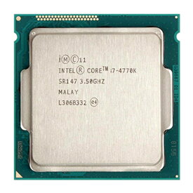 【中古】デスクトップPC用CPU INTEL Core　i7-4770K 3.5GHZ SR147 インテル 増設CPU【送料無料】【美品】