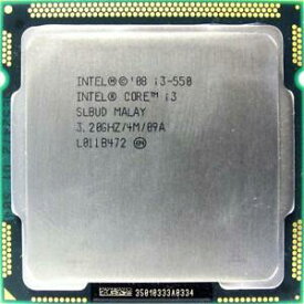 送料無料★本体PC用CPU Intel Core i3 i3-550 3.20GHz 4M インテル 増設CPU ポイント消化【中古】