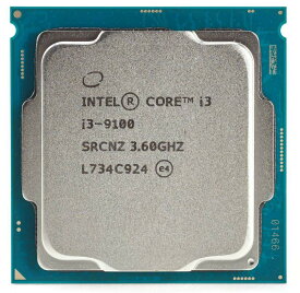 デスクトップPC用CPU INTEL Core　i3-9100 3.60GHZ SRCNZ インテル 増設CPU【送料無料】【美品】【中古】