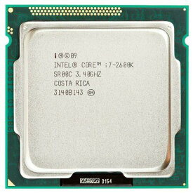 送料無料★本体PC用CPU Intel CPU Core i7 i7-2600K 3.40GHz SR00C インテル 増設CPU【中古】