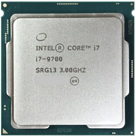 デスクトップPC用CPU Intel Core i7-9700 3.00GHz SRG13 インテル 増設CPU 【送料無料】【美品】【中古】