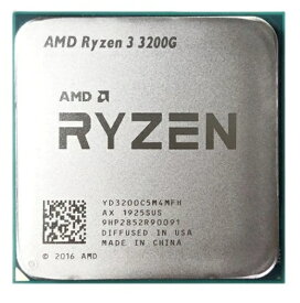 【中古】動作品　AMD Ryzen 3 3200G R3 3200G 3.6GHz YD3200C5M4MFH CPU★送料無料★初期保障有