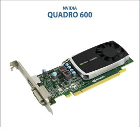 グラフィックボード ビデオカード NVIDIA Quadro 600 GDDR3 1GB PCI-E 送料無料【中古】