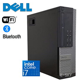 Dell デスクトップPC 7020/9020 SFF Core i7 メモリ16GB 新品SSD 256GB Office付き 無線WiFi USB3.0 Windows10 Win10 中古デスクトップパソコン 中古パソコン