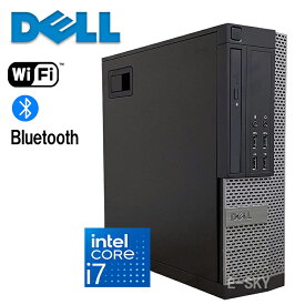 Dell デスクトップPC 7010/9010 SFF Core i7 メモリ8GB 新品SSD 256GB Office付き 無線WiFi USB3.0 Windows10 Win10 中古デスクトップパソコン 中古パソコン