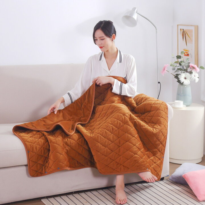 楽天市場】電気毛布 敷き 掛け 膝 ひざ掛け 100×140cm usb 電気 