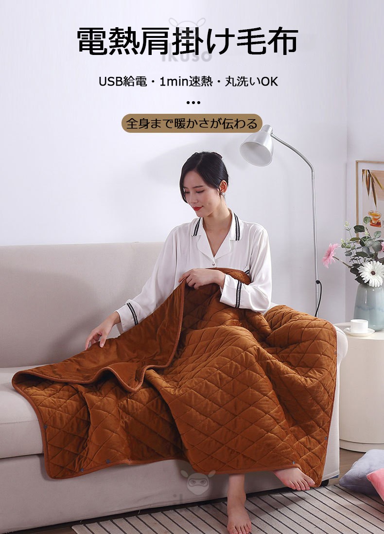 【楽天市場】【 新年大特価セール!】電気毛布 掛け敷き 洗える 