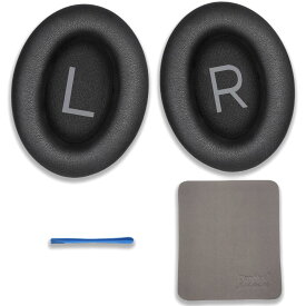 【送料無料】Eslye イヤーパッド イヤークッション Bose QuietComfort 45 (QC45)/QuietComfort SE (QC SE)/New Quiet Comfort Wireless 用 交換パッド ワイヤレスヘッドホン 耳当て 耳パッド ソフトレザー ノイズアイソレーション 高密度フォーム (ブラック、ホワイト)選択可