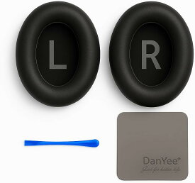 【送料無料】Eslye イヤーパッド イヤークッション Bose QuietComfort 45 (QC45)/QuietComfort SE (QC SE)/New Quiet Comfort Wireless 用 交換パッド ワイヤレスヘッドホン 耳当て 耳パッド ソフトレザー ノイズアイソレーション 高密度フォーム (ブラック、ホワイト)選択可