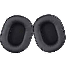 【送料無料】Eslye イヤーパッド イヤークッション SONY MDR-CD900ST / MDR-7506 / MDR-V6 / MDR-V7 ヘッドホン 交換用 パッド カバー プロテインレザー メモリーフォーム ブラック