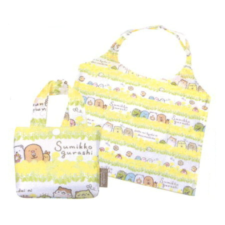 楽天市場 キャラクターエコバッグ すみっコぐらし お花 Fae150 エスプラネード 楽天市場店