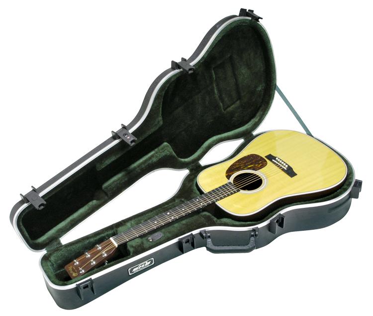 期間限定今なら送料無料 大人気 SKB SKB-18 Acoustic Dreadnought Deluxe Guitar Case アコースティックギター用ケース 《お買い物マラソン ポイント5倍 2022 06 27 1:59まで》 ipuina.eus ipuina.eus