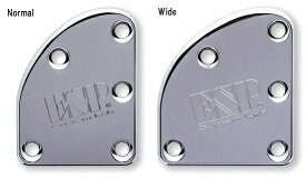 【ESP直営店】【ESP Parts】ESP Custom Lab T-5 Neck Set Plate Brass Chrome[ブラス/ネックセットプレート/クローム]