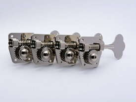 【ESP直営店】【ESP Parts】Bass クルーソンタイプ II L SET Nickel［パーツ/ペグ/KLUSON TYPE/片連用/L側/ニッケル]