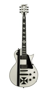 yESPcXzy󒍐YzESP IRON CROSS / Snow White w/Stripes Graphic[JAMES HETFIELD METALLICA][GLM^[Aguitar]