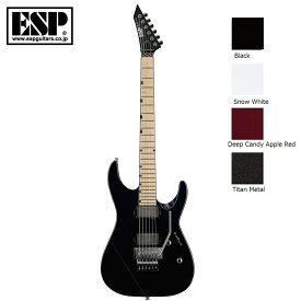 【ESP直営店】【受注生産】ESP M-II CTM FR /M [Black / Snow White / Deep Candy Apple Red / Titan Metal]