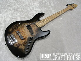 【ESP直営店】【即納可能】ESP AMAZE-CTM/M Poplar Burl / Nebula Black Burst[エレキベース]