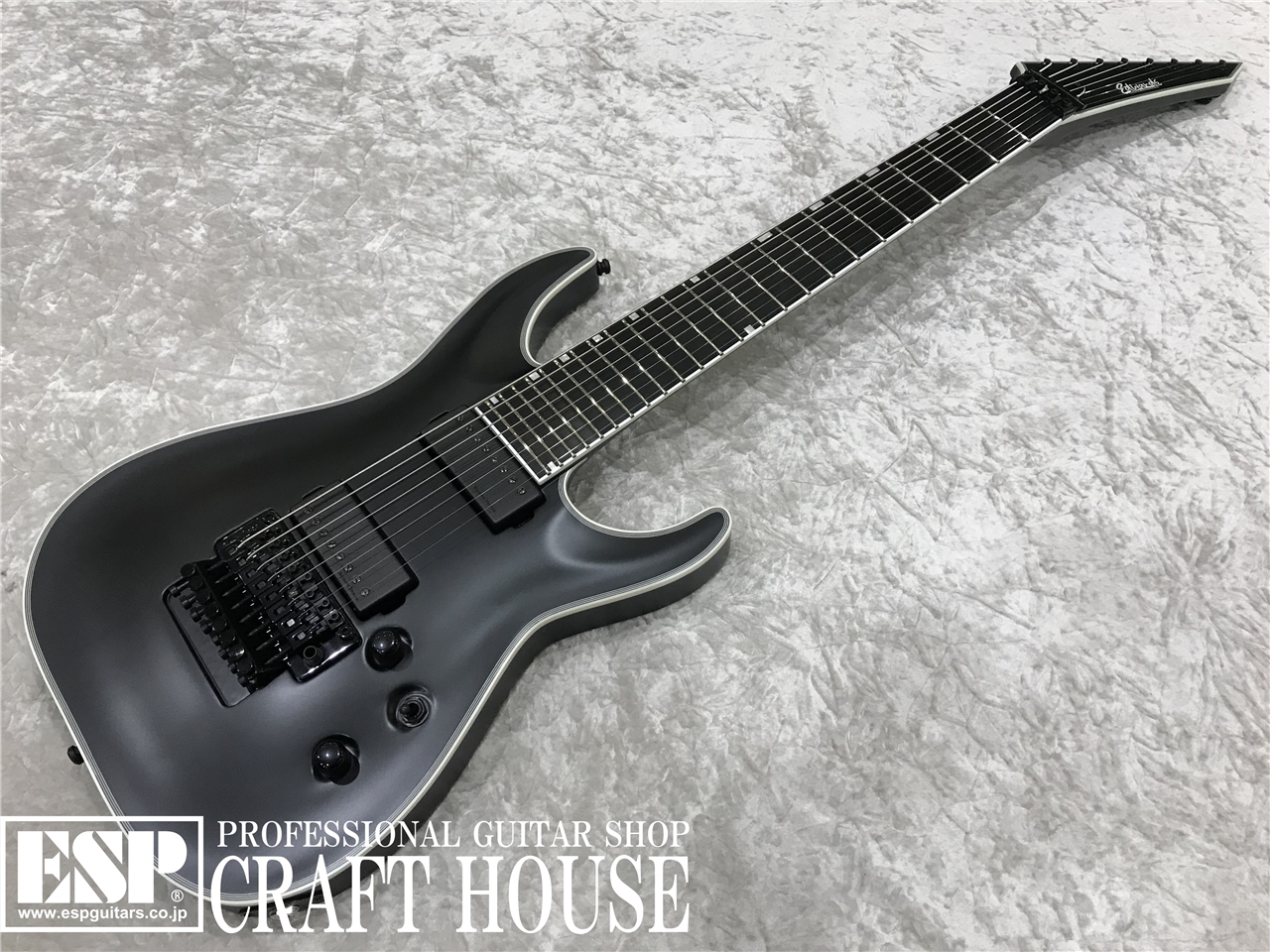 【即納可能】EDWARDS E-HR8-FR / Black Satin [8弦ギター] | ESP CRAFT HOUSE楽天市場店