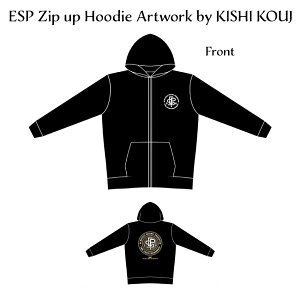 yESPcXzESP Zip up Hoodie Artwork by KISHI KOUJI [t[fB[ / p[J[]