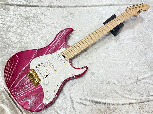 yESPcXzy[\zESP(C[GXs[) SNAPPER-AS Driftwood / Pink w/White Filler [ESP Guitar Workshop蔭]