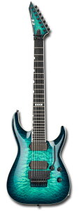 yESPcXzE-II HORIZON FR-7 QM Black Turquoise Burst[GLM^[/7/zC]/tCh[Y/u[]