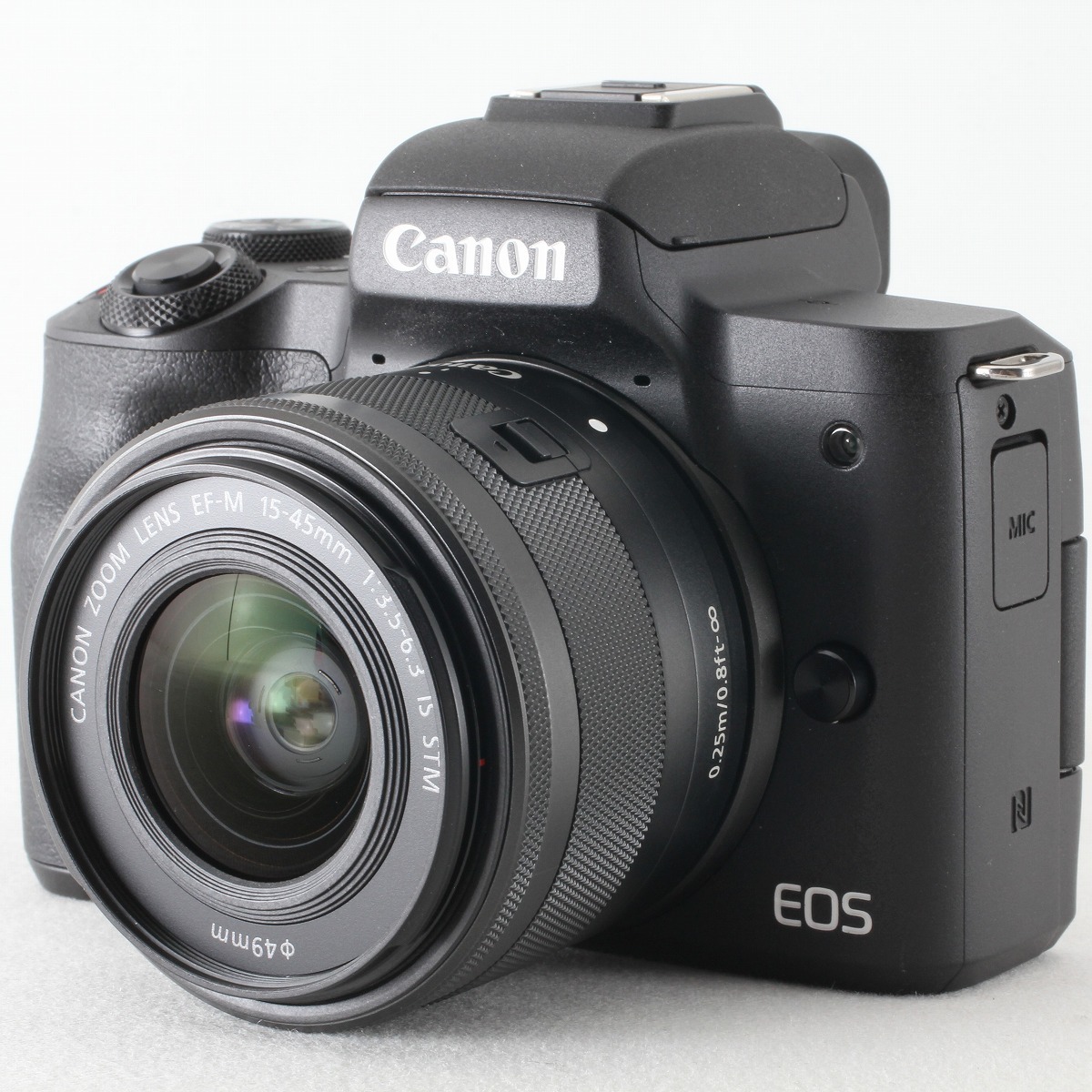 最も魅力的な 【中古】キヤノン Canon EOS Kiss M EF-M 15-45 IS STM