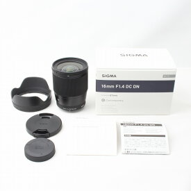 【中古】シグマ SIGMA 16mm F1.4 DC DN Contemporary マイクロフォーサーズ用 付属品完備 元箱◇44243