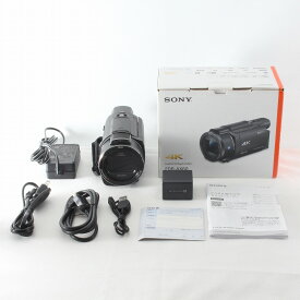【中古】ソニー Sony FDR-AX60 ブラック デジタル4Kビデオカメラレコーダー 付属品完備 元箱◇44606