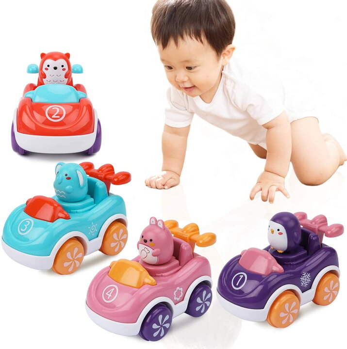 楽天市場】赤ちゃん おもちゃ 車おもちゃ 車 ミニカー プルバックカー 