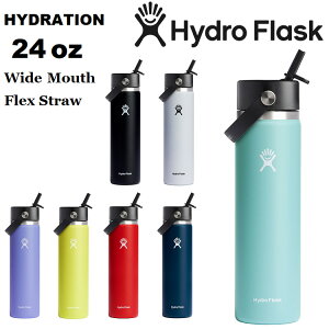yKiznChtXN Hydro Flask 24oz nCh[V Ch}EX tbNXXg[ 709ml XeX{g }O{g  @r ۉ ۗ HYDRATION WIDE MOUTH FLEX STRAW ۗ{