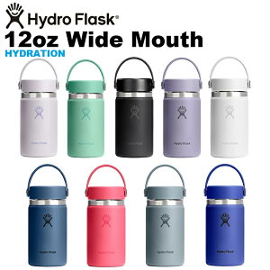 �n�C�h���t���X�N 12oz Wide Mouth �X�e�����X�{�g���i354ml�j Hydro Flask�@12�I���X ���C�h�}�E�X ���� ������� �}�C�{�g�� �h�����N�{�g�� ������ �ۉ� �ۗ� ���@�r ��d�ǐ^��f�M�Z�p �M�t�g �v