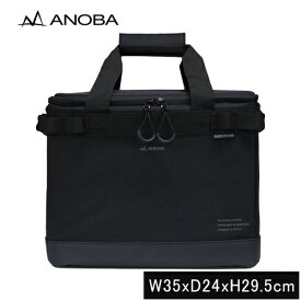 アノバ ANOBA アウトドアバッグ ブラックエディション マルチギアバッグ L ブラック AN035