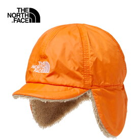 ザ・ノース・フェイス ノースフェイス ベビー リバーシブルコージーキャップ Baby Reversible Cozy Cap マンダリン NNB42200 MD キャップ 帽子 防寒 耳当てつき 子供 キャンプ アウトドア 正規品