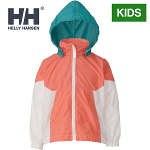 ヘリー・ハンセン HELLY HANSEN キッズ ヴォーゲンジャケット K Vagen Jacket サンセットコーラル×アイボリー HJ12154 SI