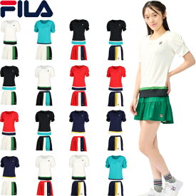 ★セールsale 17％OFF★ フィラ FILA レディース ゲームシャツ VL2697 ＆ スコート VL2699 上下セット