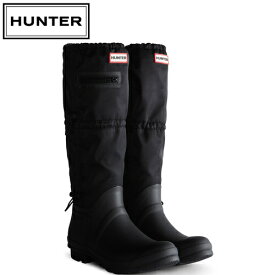 ハンター HUNTER レディース レインシューズ トラベル トール レイン ブーツ ORIGINAL TALL TRAVEL BOOT ブラック WFT1000RPB BLK