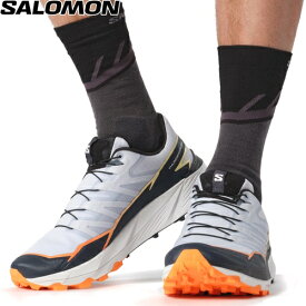 ★セールsale 28％OFF★ サロモン SALOMON メンズ トレイルランニングシューズ サンダークロス THUNDERCROSS ヘザー/インディアインク L47295200 Heather/India Ink/Shocking Orange