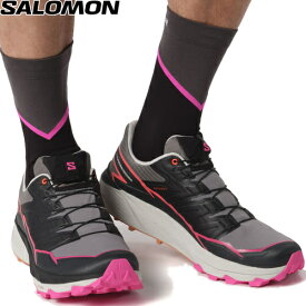 ★セールsale 28％OFF★ サロモン SALOMON メンズ トレイルランニングシューズ サンダークロス THUNDERCROSS プラムキトゥン/ブラック L47382600 Plum Kitten/Black/Pink Glo