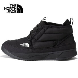 ザ・ノース・フェイス ノースフェイス レディース スニーカー ヌプシ チャッカ ウォータープルーフ W Nuptse Chukka WP TNFブラック×TNFホワイト NFW52373 KW おしゃれ 靴 あったか 防寒 保温 クリスマス プレゼント アンクル