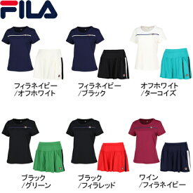 フィラ FILA レディース ゲームシャツ VL2705 ＆ キュロットパンツ VL2700 上下セット
