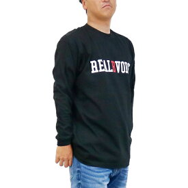 リアルビーボイス RealBvoice メンズ レディース 長袖Tシャツ RBV 034 ロング Tシャツ RBV 034 LONG T-SHIRT ブラック 10401-11657 bk