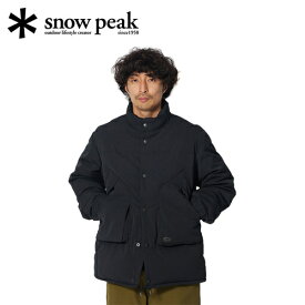 スノーピーク snowpeak メンズ タキビ ダウンジャケット TAKIBI Down Jacket ブラック JK-23AU102