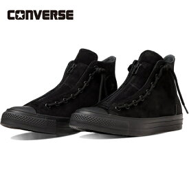 コンバース CONVERSE メンズ スニーカー スエード オールスター （R） センタージップ HI SUEDE ALL STAR（R） CENTERZIP HI ブラックモノクローム 31310140